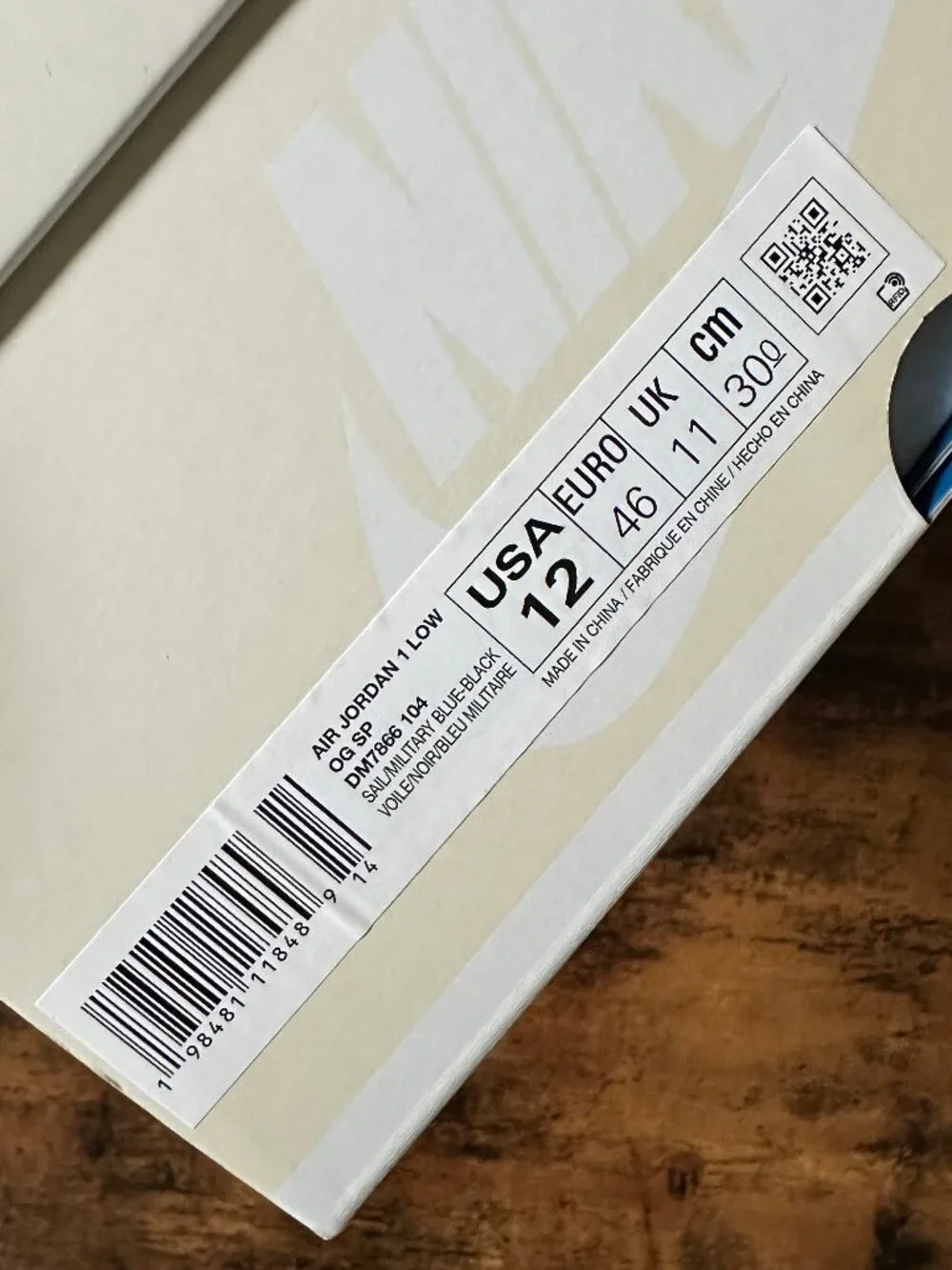 Jordan new box